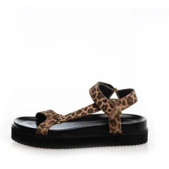 Copenhagen Shoes Flade Sandaler^ADVENTURE LEO - LEOPARD Adventureleo sandal leopard