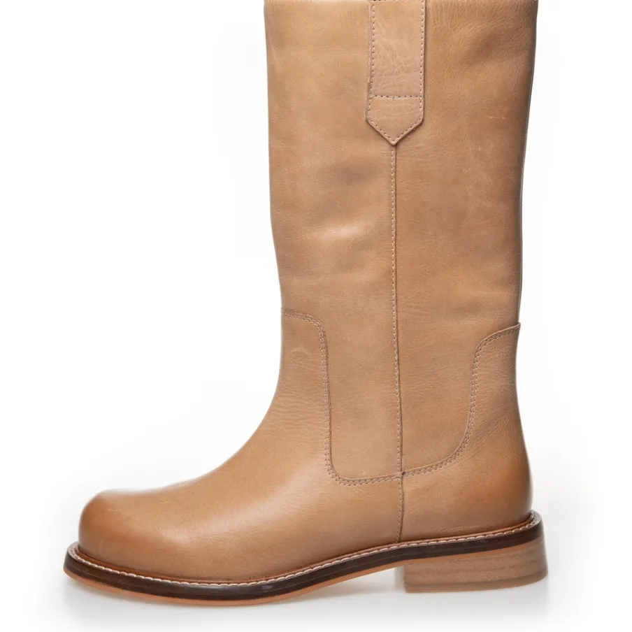 Copenhagen Shoes Lange Støvler^ALL DAY - TAN Allday stoevler tan