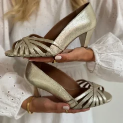 Copenhagen Shoes Sandaler Med Hæl|Stiletter^ALL I NEED - METALLIC - Platino
