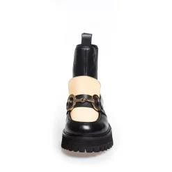 Copenhagen Shoes Chelsea Boots|Ankelstøvler^ALL I WANT MULTI - BLACK/BEIGE Alli want multi boot black beige
