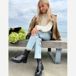Copenhagen Shoes Ankelstøvler^AMIE BOOTS PATENT - BLACK PATENT Amieboots patent boot black patent