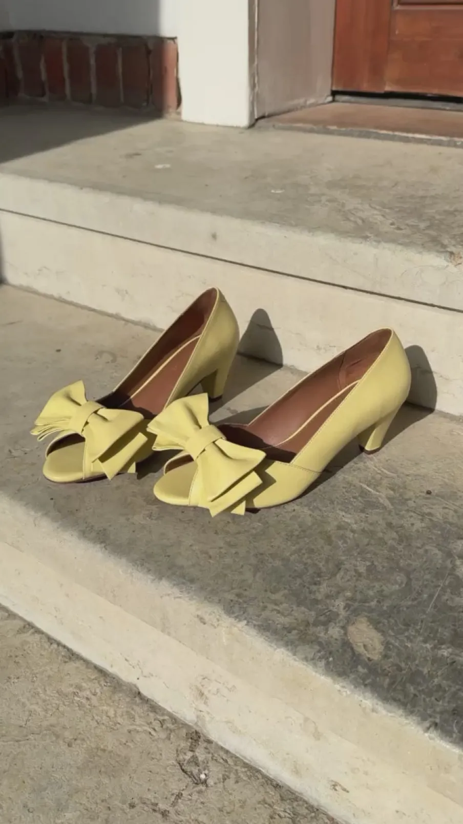 Copenhagen Shoes Sandaler Med Hæl|Stiletter^ANGIA - Lt yellow