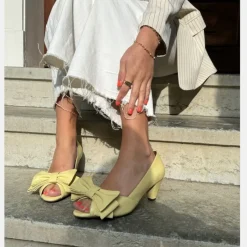 Copenhagen Shoes Sandaler Med Hæl|Stiletter^ANGIA - Lt yellow
