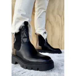 Copenhagen Shoes Ankelstøvler|Chelsea Boots^ANNIE - BLACK Annieboot black