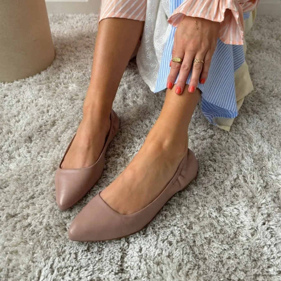 Copenhagen Shoes Ballerinasko^BALLERINA 23 Leather - Nude