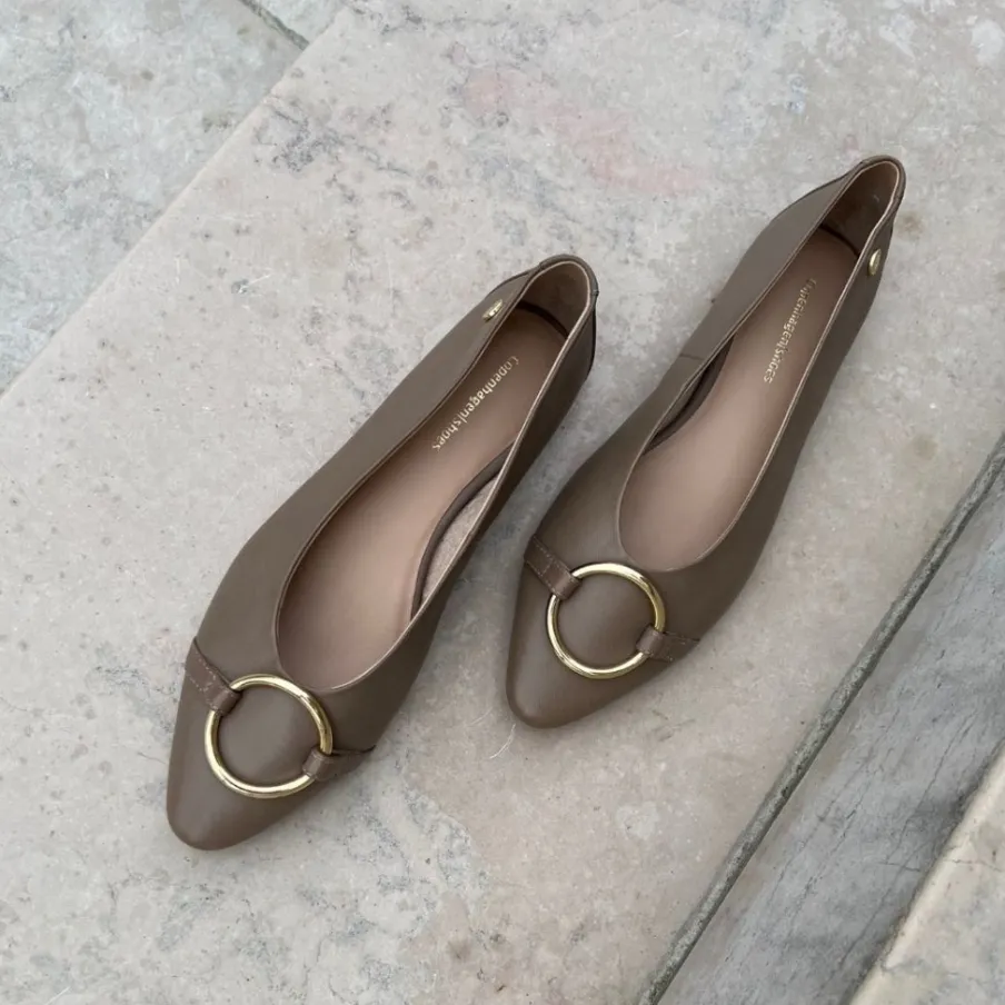 Copenhagen Shoes Ballerinasko^BALLERINA LOVERS - FUNGI (BROWN) Fungi brown