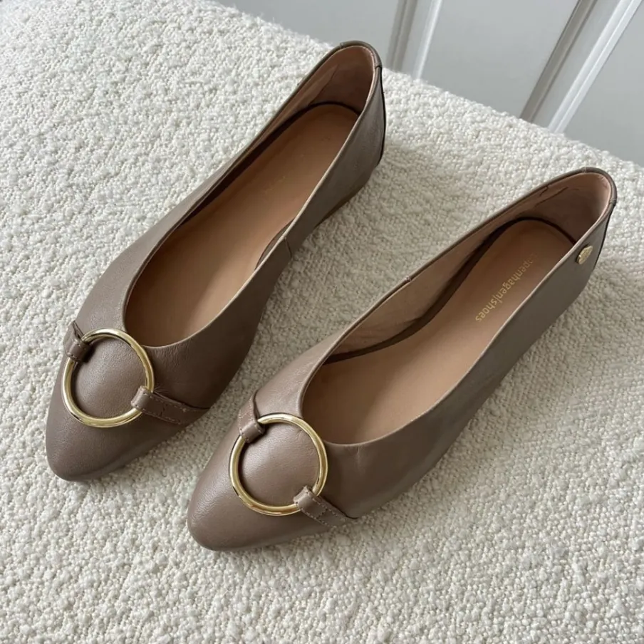 Copenhagen Shoes Ballerinasko^BALLERINA LOVERS - FUNGI (BROWN) Fungi brown