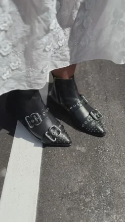 Copenhagen Shoes Ankelstøvler^BARILLIA BOOT - BLACK Barilliaboot stoevler black