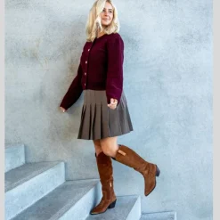 Copenhagen Shoes Støvler Med Hæl|Lange Støvler^BE BY ME - Cognac