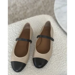 Copenhagen Shoes Ballerinasko^BE FOREVER - BLACK / NUDE Black nude