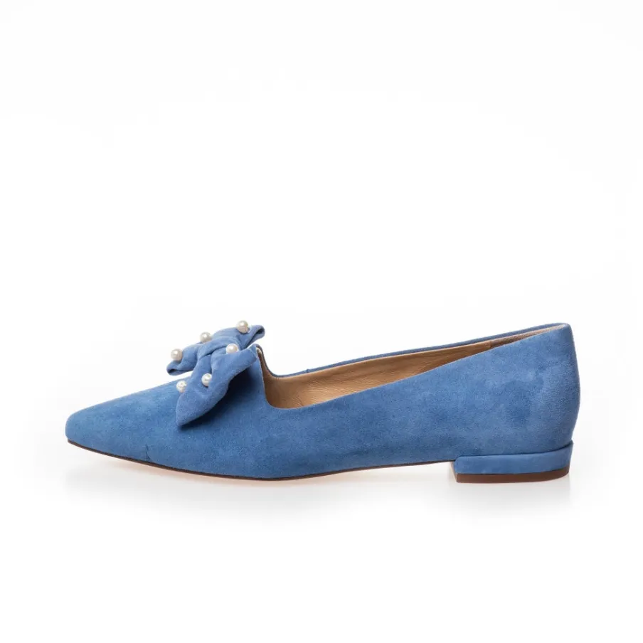 Copenhagen Shoes Ballerinasko^BE GOOD PEARLS - DENIM Begood pearls loafer denim