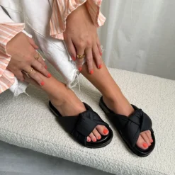 Copenhagen Shoes Flade Sandaler^BE LIKE ME - Black