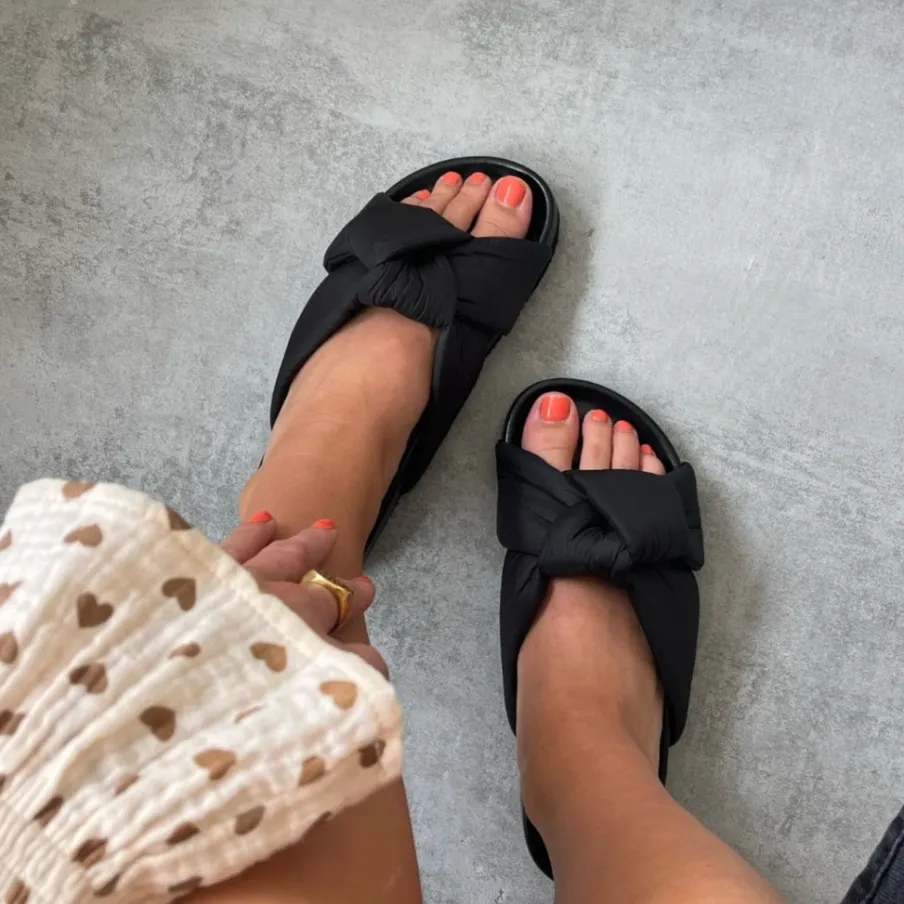 Copenhagen Shoes Flade Sandaler^BE LIKE ME - Black