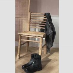 Copenhagen Shoes Ankelstøvler^BE MY GUEST - BLACK PATENT Bemy guest boot black patent
