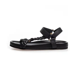 Copenhagen Shoes Flade Sandaler^BEACH - BLACK Beachsandal black