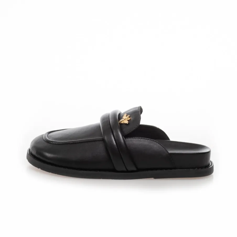 Copenhagen Shoes Mules · Slip Ins^BEE`S - BLACK Bees loafer black