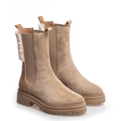 Copenhagen Shoes Chelsea Boots|Ankelstøvler^BEVERLY BOOT SUEDE - SAND Beverlyboot suede boot sand