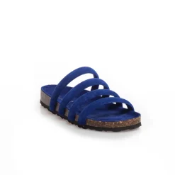 Copenhagen Shoes Flade Sandaler^BLOOM BY CPH - Electric blue