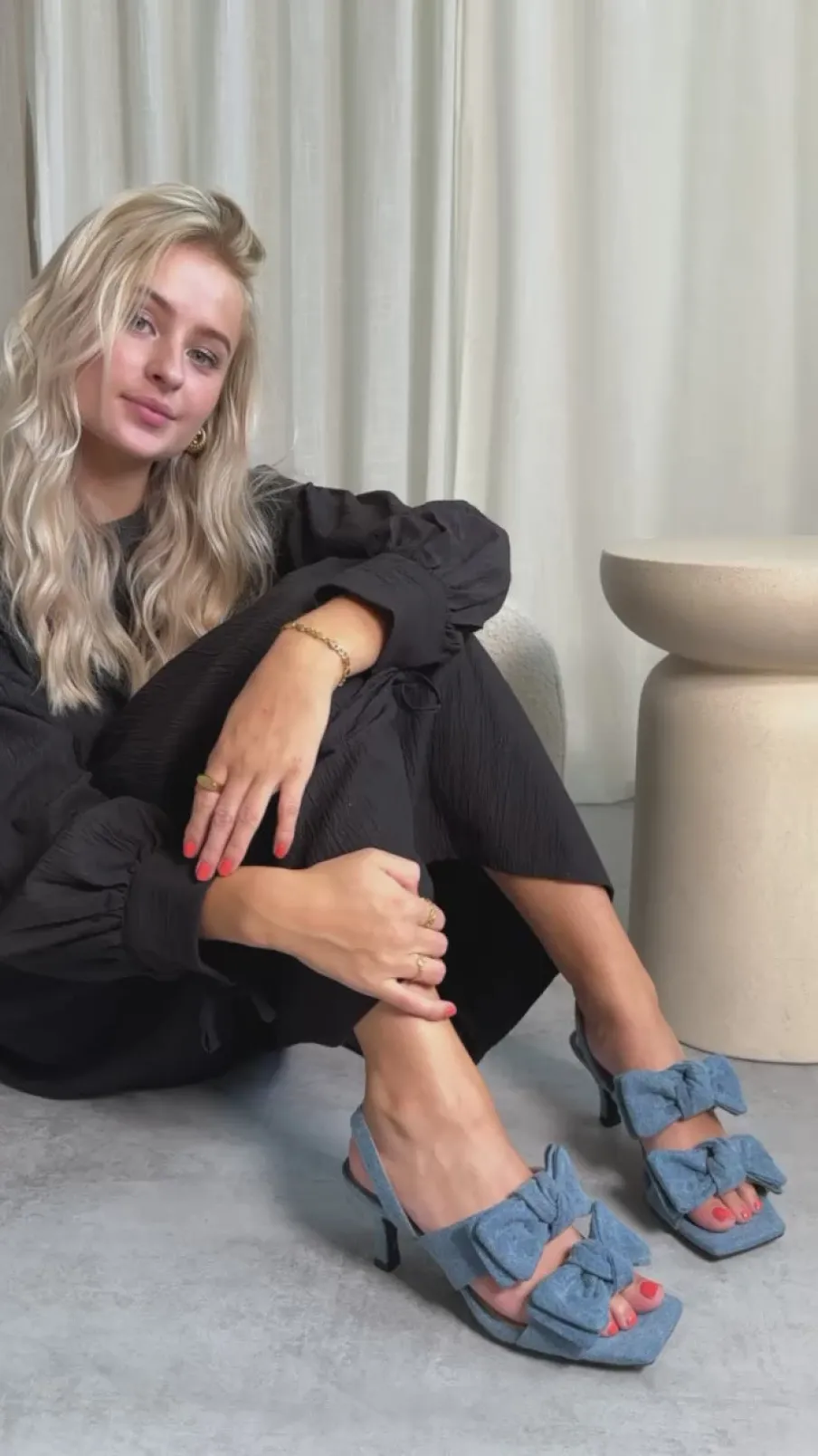 Copenhagen Shoes Sandaler Med Hæl|Stiletter^BREATHE - - Denim