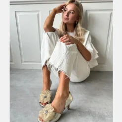 Copenhagen Shoes Sandaler Med Hæl|Stiletter^CATLEEN - Platino