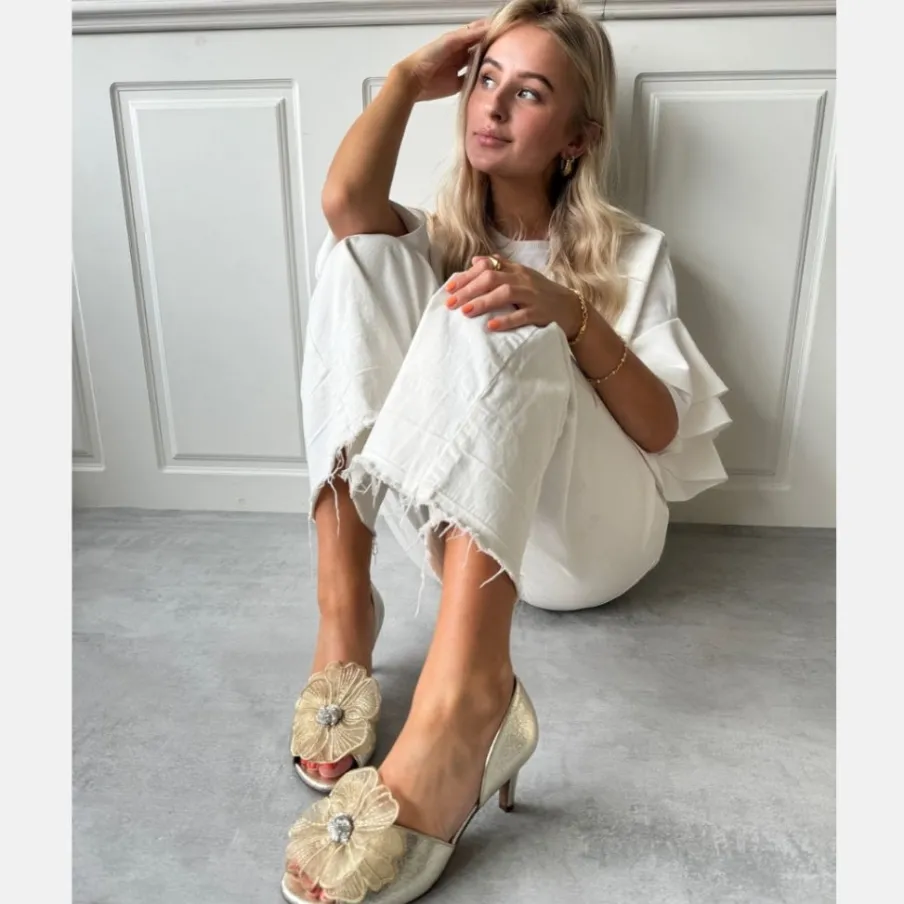 Copenhagen Shoes Sandaler Med Hæl|Stiletter^CATLEEN - Platino