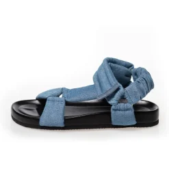 Copenhagen Shoes Flade Sandaler^COPENHAGEN SUMMER - DENIM - Light blue