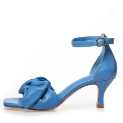 Copenhagen Shoes Sandaler Med Hæl|Stiletter^DANCING 23 LEATHER - BLUE Dancing23 leather heels blue