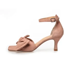 Copenhagen Shoes Sandaler Med Hæl|Stiletter^DANCING 23 SUEDE - PAPAYA Dancing23 suede heels papaya