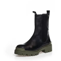 Copenhagen Shoes Chelsea Boots|Ankelstøvler^DAY DREAMING - BLACK W/ARMY SOLE Daydreaming boot black w army sole