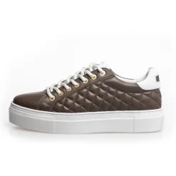 Copenhagen Shoes Sneakers^DAYS OF FUN QUILT LEATHER - Taupe