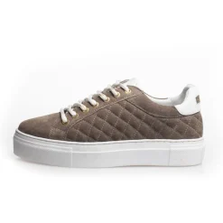 Copenhagen Shoes Sneakers^DAYS OF FUN QUILT SUEDE - Taupe