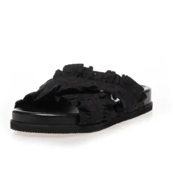 Copenhagen Shoes Flade Sandaler^DAYSI - Black