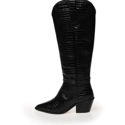 Copenhagen Shoes Støvler Med Hæl|Lange Støvler^DIVIDED - Black croco