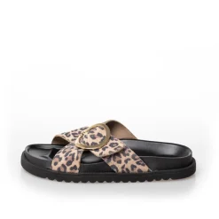 Copenhagen Shoes Flade Sandaler^DREAMING OF SUMMER LEP. - Leopard
