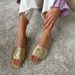 Copenhagen Shoes Flade Sandaler^DRESSED UP - Gold