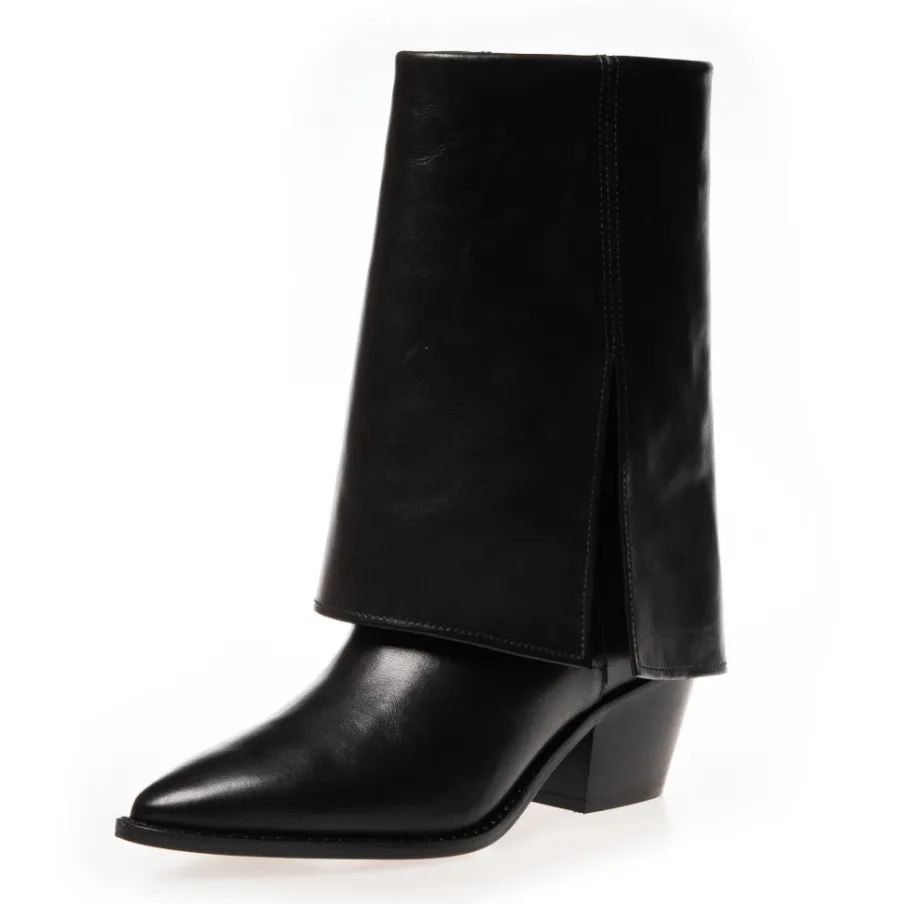 Copenhagen Shoes Lange Støvler^FALLING HIGH - BLACK Fallinghigh pre order del end sept stoevler black