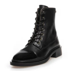 Copenhagen Shoes Ankelstøvler^FASHION AND WALKING - BLACK PATENT Fashionand walking stoevler black patent