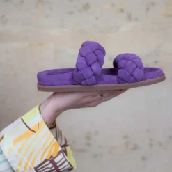 Copenhagen Shoes Flade Sandaler^FASHIONISTA SUEDE 22 - Orchid