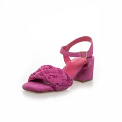 Copenhagen Shoes Stiletter|Sandaler Med Hæl^FEEL IT - SUEDE - PINK Feelit suede heels pink