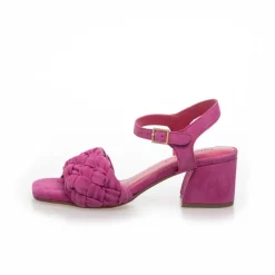Copenhagen Shoes Stiletter|Sandaler Med Hæl^FEEL IT - SUEDE - PINK Feelit suede heels pink