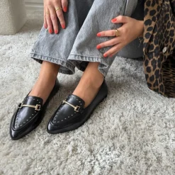 Copenhagen Shoes Loafers^FEELS LIKE SUMMER - BLACK Feelslike summer loafer black