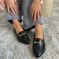 Copenhagen Shoes Loafers^FEELS LIKE SUMMER - BLACK Feelslike summer loafer black
