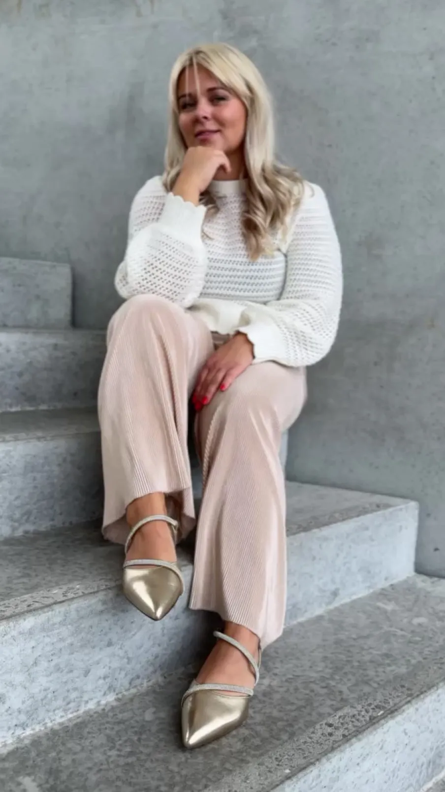 Copenhagen Shoes Ballerinasko^FEMINISTA - Platino