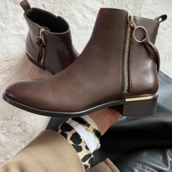 Copenhagen Shoes Ankelstøvler^FEVER Leather 20 - Dark Brown Feverleather 20 boot dark brown