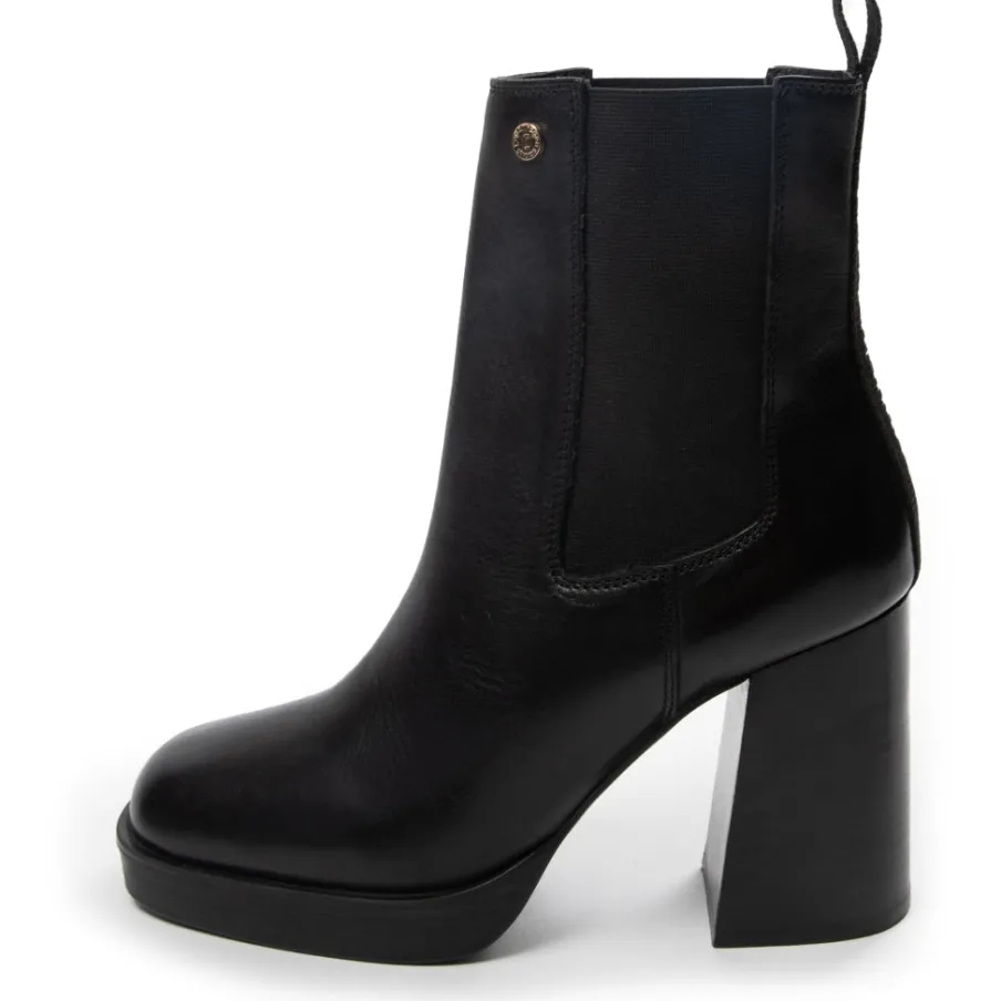 Copenhagen Shoes Støvler Med Hæl|Chelsea Boots^FLYING - BLACK Flyingboot black