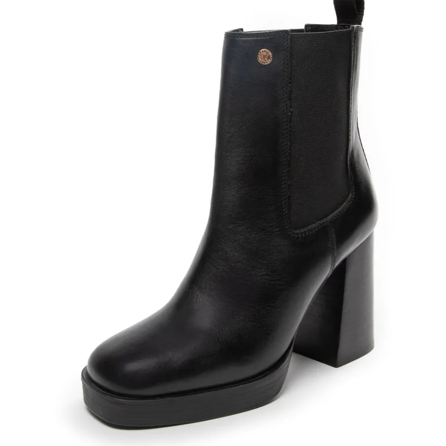 Copenhagen Shoes Støvler Med Hæl|Chelsea Boots^FLYING - BLACK Flyingboot black