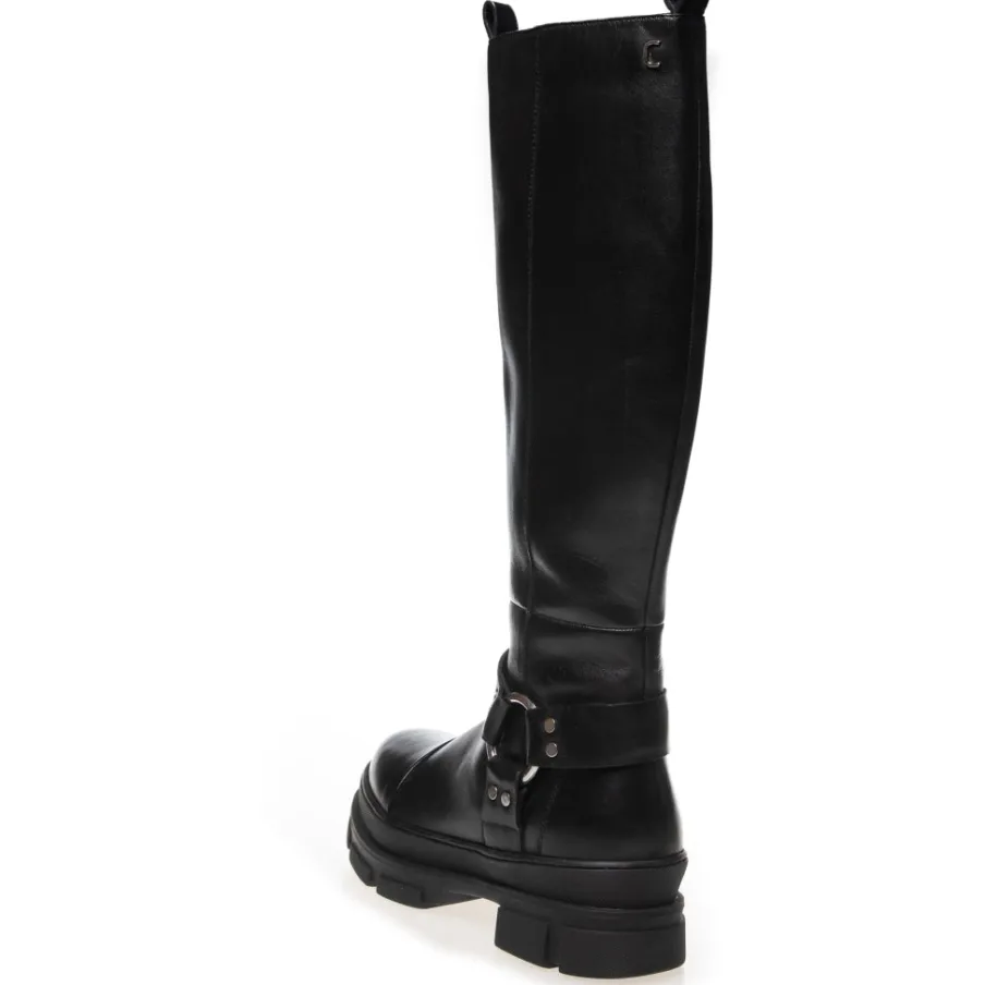 Copenhagen Shoes Lange Støvler^FOLLOW AND ROCK - Black