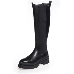 Copenhagen Shoes Lange Støvler^FOLLOW ME - Black (with Black Stiches) Black with black stiches