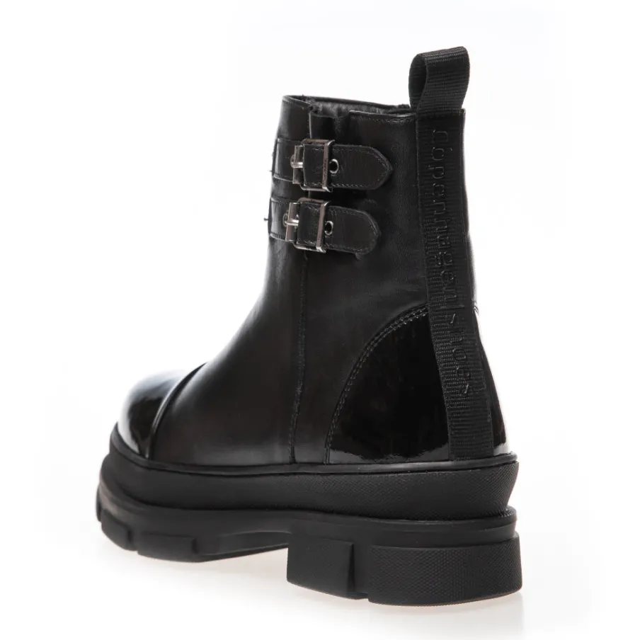 Copenhagen Shoes Chelsea Boots|Ankelstøvler^FOLLOW THE WAY - Black Patent Followthe way stoevler black patent