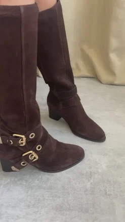 Copenhagen Shoes Støvler Med Hæl|Lange Støvler^FOREVER - Chocolate